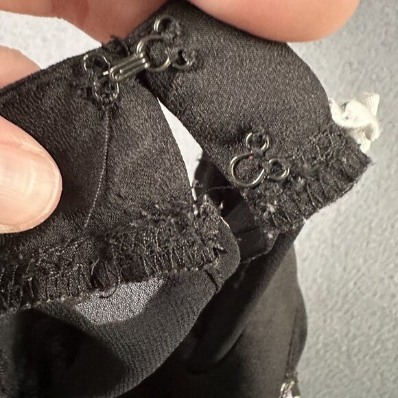 BCBGMaxazria Tops Womens Small Lot of 2 Blouses Floral Solid Short Sleeve - Picture 4 of 16